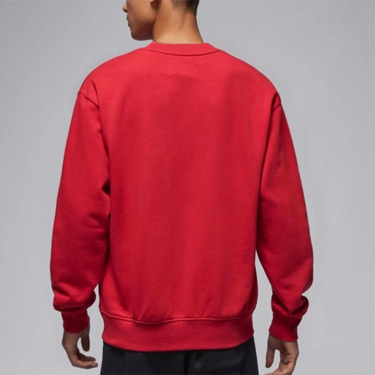 Jordan As M J Ess Y2K Gfx Crew Neck Comfortable Pullover Solid Color Long Sleeve Sweatshirt Men Sweatshirt Red HV9284636