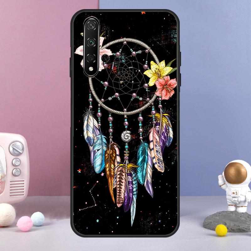 Retro Feather Dreamcatcher For Huawei Nova 9 10 SE 3i 7i 8i 11i 12i Y60 Y61 Y70 Y72 Y73 Y90 Y91 P20 P30 P40 Lite Case