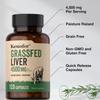 Grassfed Liver 4500 Mg Dietary Supplement, 120 Capsules Per Bottle