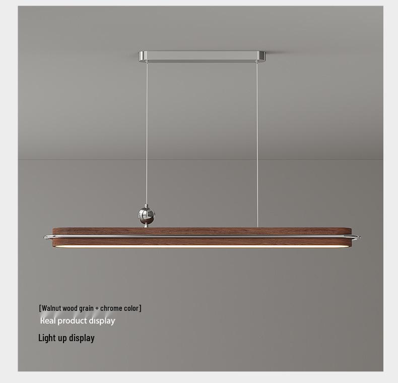 Vintage Solid Wood Eye Protection Ceiling Light for Living and Dining Rooms
