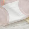 Ice Silk Seamless Contrast Color Girls Underwear Female Breathable Extended Crotch Summer Thin Triangle Underwear Ladies