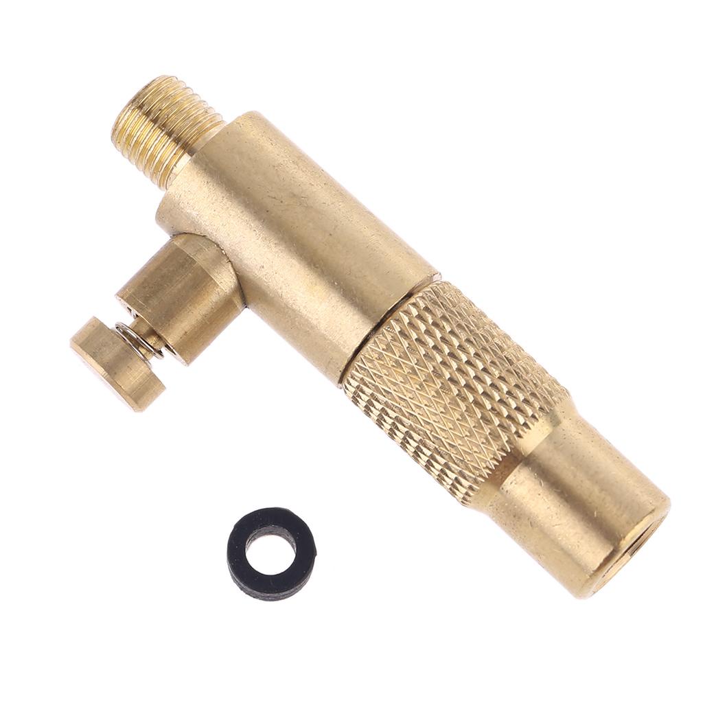Brass Tire Inflator Connector Air Chuck Air Compressor Portable Screw-in Type