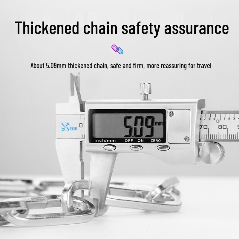 SolarStorm 4-Digit Password Bicycle Chain Lock