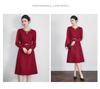 High-End Lurex Tweed Autumn/Winter Banquet Gown Dress - Nanyou Collection