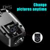Car Door LED Logo Projector Lights Rechargeable Wireless Step Courtesy Welcome Lights Carbon Fiber Smart Infrared Sensor Car Light
