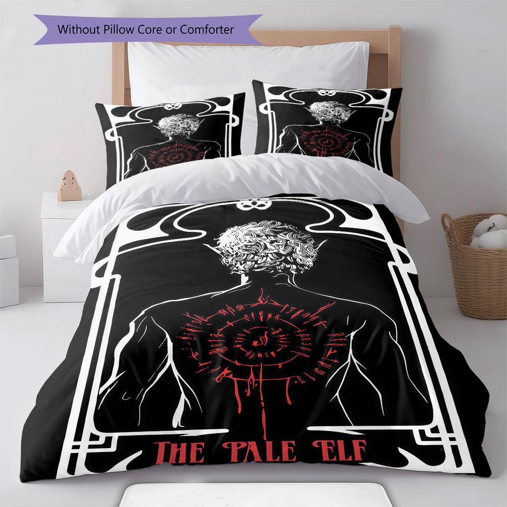 BG3 poster Bedding Quilt Set Quilt Cover Pillowcase Home Decoration Birthday Gift (1 * duvet cover + 2 * pillowcase, without core)