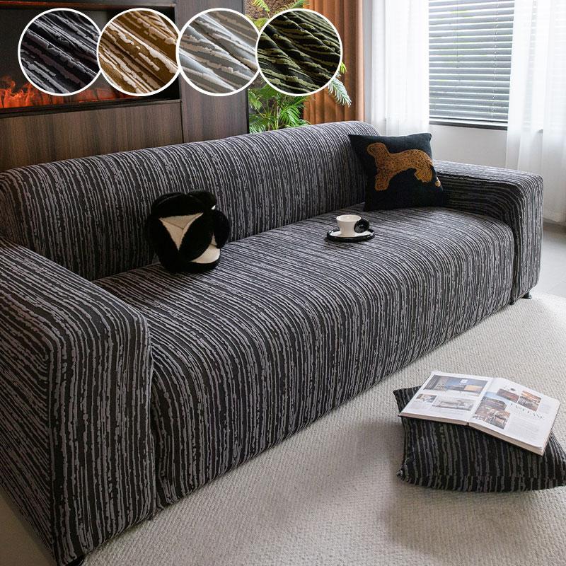 1PC-New anti cat scratch sofa cover all inclusive universal set jacquard plush elastic sofa protective cover