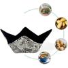 2 Pcs Microwave Safe Hot Bowl Holder Potholders - Keep Hands Cool and Food Warm - Multipurpose Bowl Cozy for Soup Rice Pasta(Black)