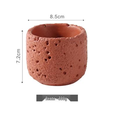 Miaoyijia Cement Texture Flameless Candle Holder
