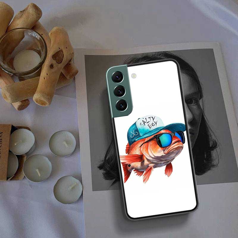

Enjoy a Day of Fishing Pleasure Phone Case For Samsung Galaxy S22 S25 Ultra S21 S10 Plus S26 Edge S20 S23 S24 FE Cover Silic Samsung S23
