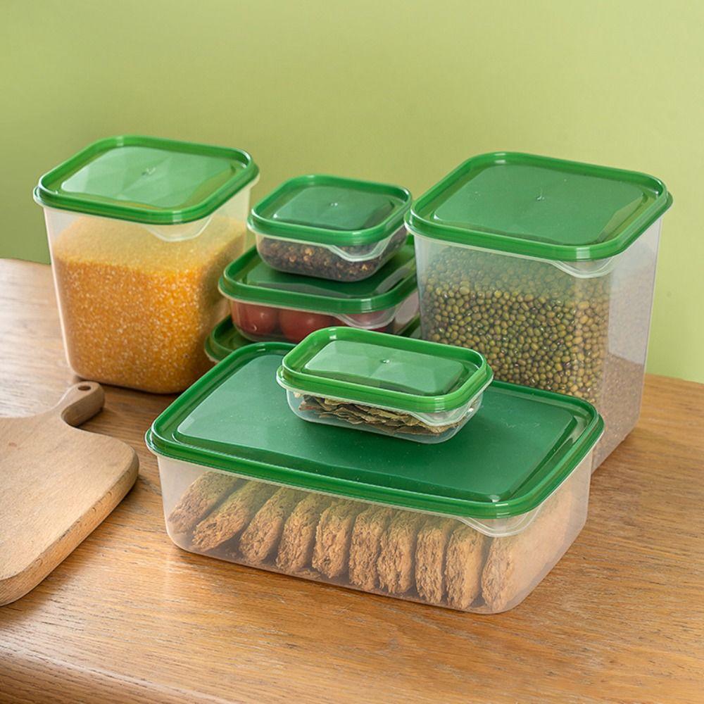 17Pcs/Set Plastic Fresh Keeping Box with Lid Airtight Container Meal Prep Container Dishwasher