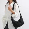 Women's Lightweight Nylon Hobo Bag - Crescent Crossbody Purse with Adjustable Strap (Water-Resistant for Work & Daily Use)