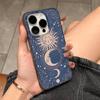 Witches Moon Tarot Mystery Totem Phone Case For IPhone 17 16 15 14 Plus 13 12 11 Pro Max Pro Wave Corrugated Cover