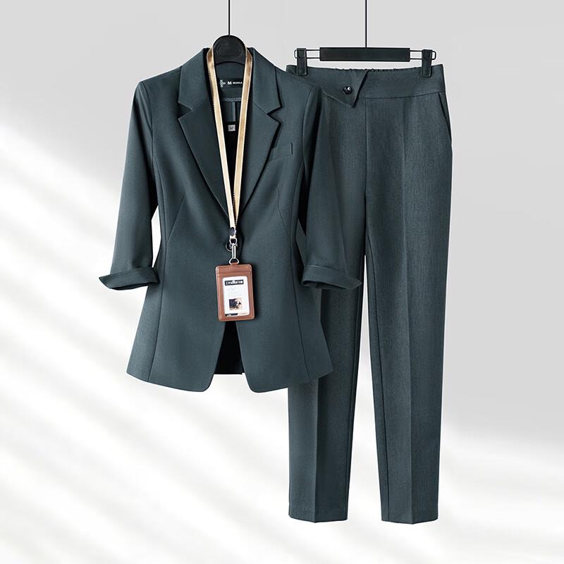 Женский легкий профессиональный костюм L