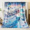 Cartoon Frozen soft Blankets blankets fluffy flannel thin Blanket Picnic Sofa Family Bedroom Children's Room custom blanket
