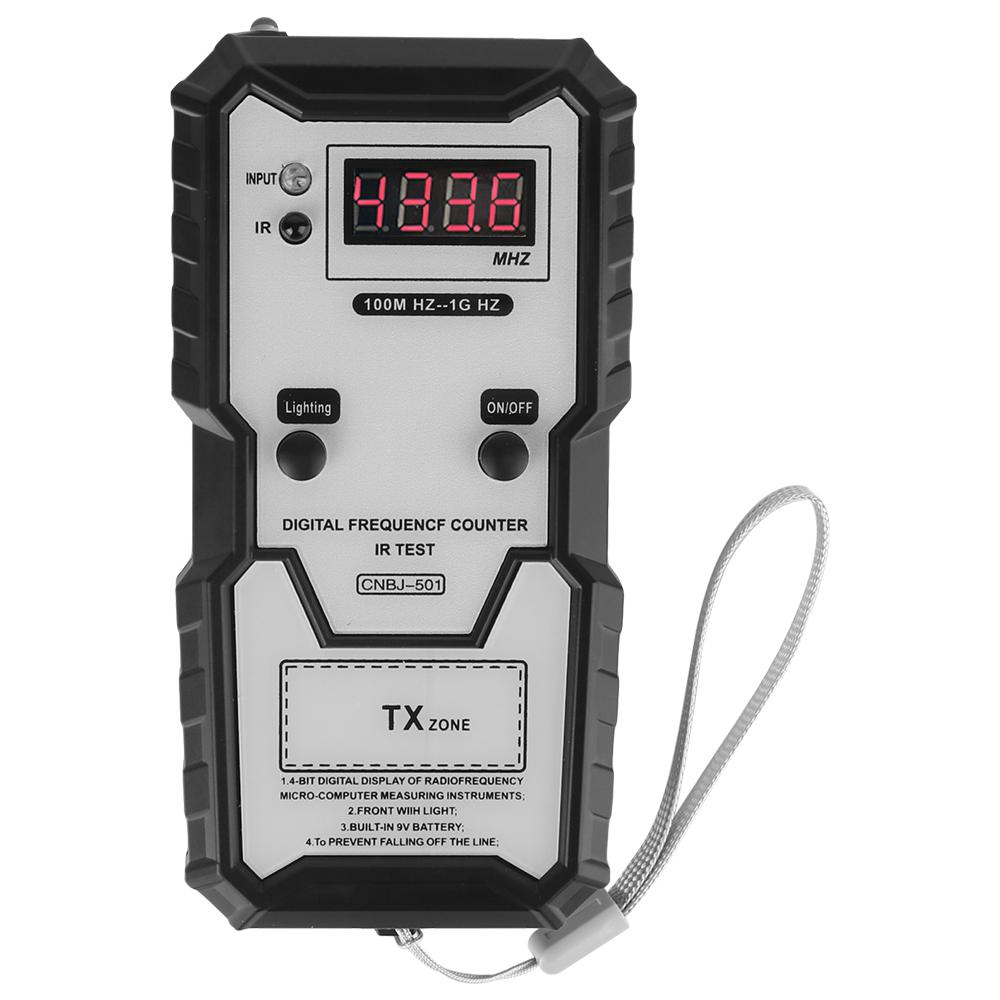 

Інфрачервоний тестер частоти для автомобільних ключів, пульта дистанційного керування 100М-1ГГц, вимірювальний прилад, електронний ІЧ частотомір, тест