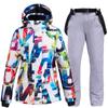 Ski Suit Women's Suit Houseboard Ski Pants Warm Thickened Ski Suit Set