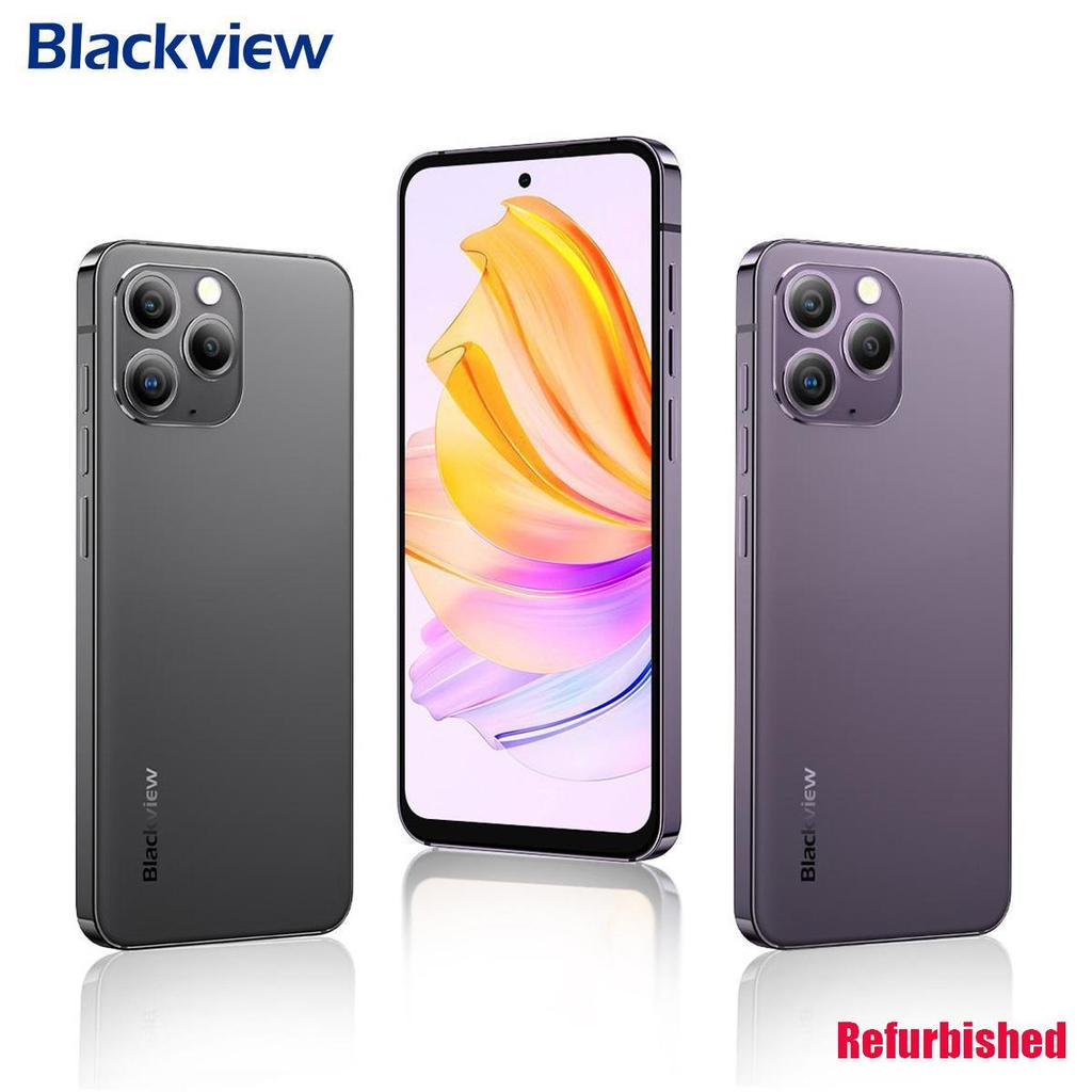 Refurbished Blackview A96 Smartphone 12GB 256GB 6.5''120Hz 2.4K Display Android 13 Helio G99 48MPCameras Global Version