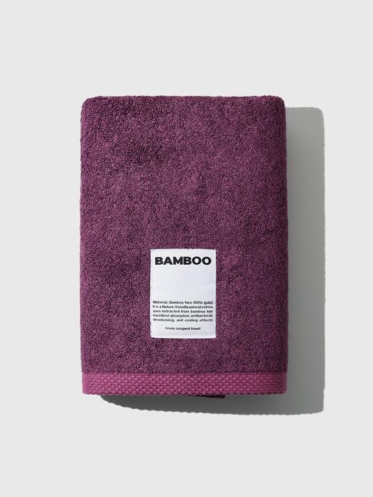 

Songwol Towel Sunrise Premium Bamboo Fabric Towel 250g Purple 1 Sheet 1 purple sheet