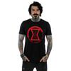 Marvel Mens Black Widow Movie Athletic Logo T-Shirt