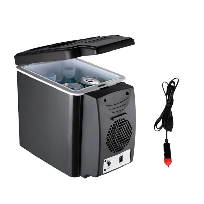 6L Travel Car Refrigerator Featuring Cooling And Heating Function Ideal For Camping And Road Trips