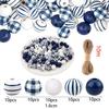 Random size quantity Christmas wooden beads Christmas wooden beads Christmas round beads Winter pine round beads natural wood