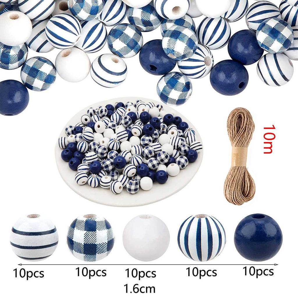 Random size quantity Christmas wooden beads Christmas wooden beads Christmas round beads Winter pine round beads natural wood