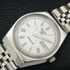 GENUINE VINTAGE SEIKO 5 AUTOMATIC 6349A JAPAN MENS WHITE DIAL WATCH a708331-1