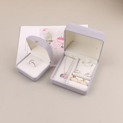 Stud Earrings Storage Box Drop Earrings Pendant Organizer Case Highly Velvet Rings Necklace Jewelry Display Gift Packaging Boxes