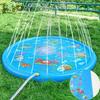 Extra Large and Thick Children's Water Spray Pad, Portable and Foldable Inflatable Water Spray Pad, for Outdoor Play and Lawn Fun