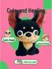 Evil Chihuahua Plush Doll - Creative Desktop Pet Ornament & Children's Birthday Gift