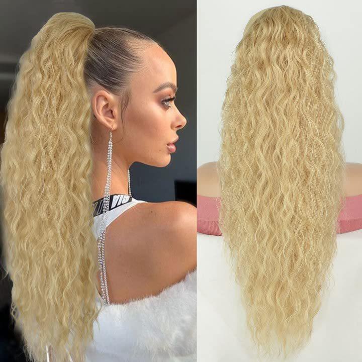 Женские каштановые длинные вьющиеся волосы 20inch золотой