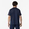 Mizuno Table Tennis Game Short JTTA Size 2XL Shirt, Sleeve, U-Neck, Unisex, Moisture-Wicking, Quick-Drying, Certified, 82JAA110, Navy,