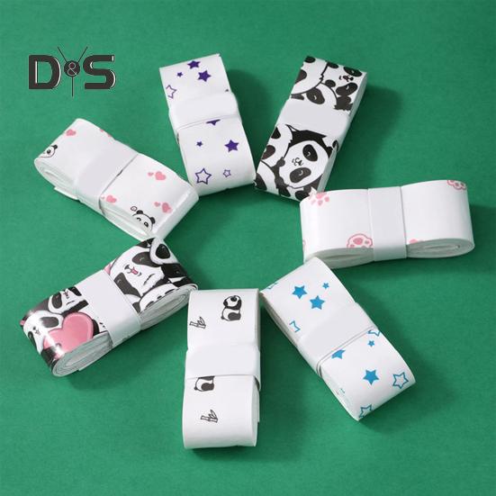 Tennis Racket Grip Tape Precut Dry Feel Tennis Overgrip Tape Sweat Absorbent Racquet Wrap Tape for Tennis Pickleball Badminton