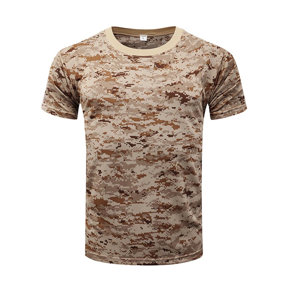 3D Camouflage T-Shirt Herren Kleidung Outdoor Mode Lässig O-Ausschnitt Kurzarm Sommer Street Übergroß Herren Outdoor Sport T-Shirts