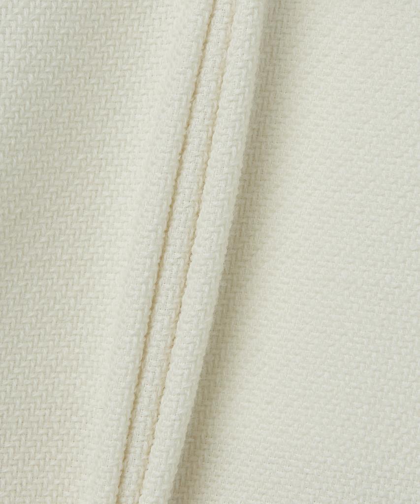 WOERA Wide Leg Cotton Pants - Off-White / N1029Offwhite
