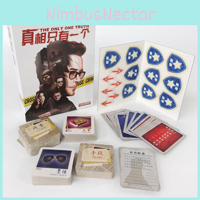 The Only One Truth Tabletop Card Game With Logic Puzzles For Home And Party Play