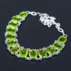 Peridot Necklace 925 Sterling Silver Necklace Peridot Gemstone Necklace Handmade Silver Peridot Jewelry For Her Peridot Necklace For Gifts