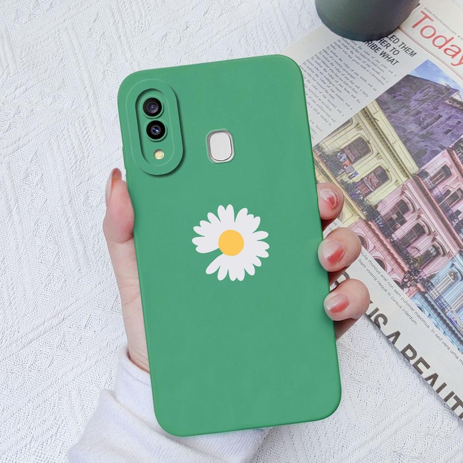 Case For Samsung Galaxy A30 A30S Artistic Style Soft Smooth Liquid Silicone Camera Protective Back Cover For Samsung A30S Funda