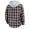 Men's Oversized Casual Hooded Plaid Shirt