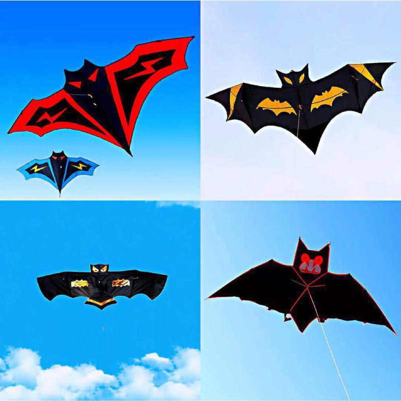 Bat Creative Lightning Kite Durable Glass Fiber Rods Family Activities Outdoor