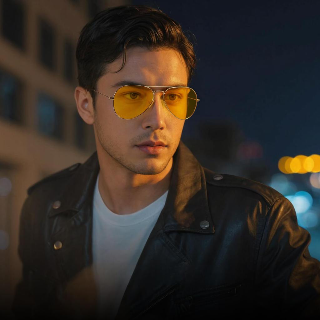 Men Retro Pilot Sunglasses Big Frame Oversized Metal UV400 Reflective Lens Trendy Driving Shades for Women