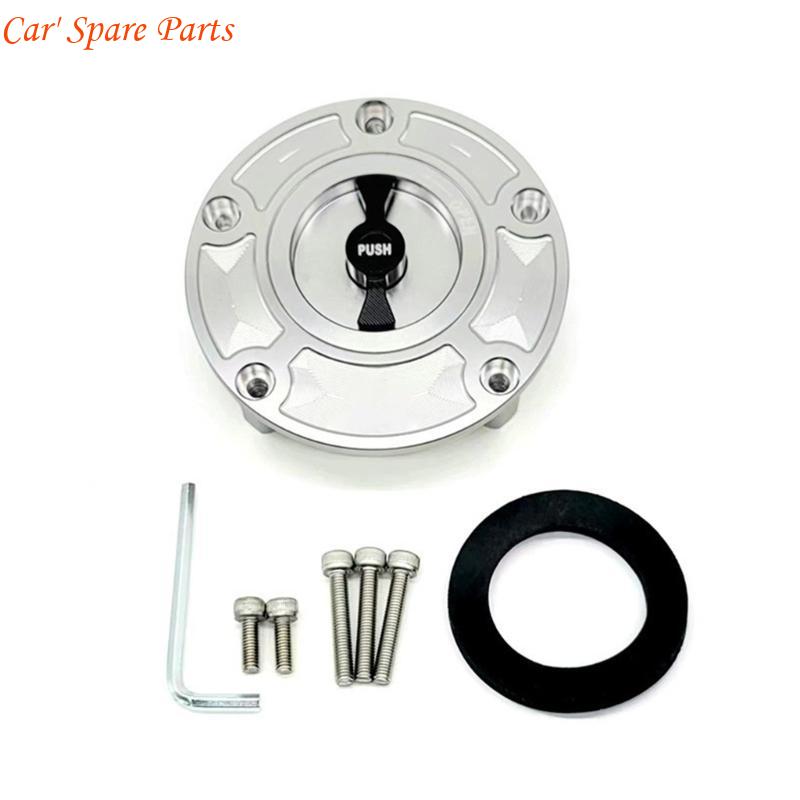 Y4UA Industrial Grade Aluminum Motorcycles Tanks Gas Cap Cover Keyless for 450SR