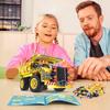 Toy City Bausteine, 2-in-1 Technik, LKW, Flugzeug, Konstruktionsspielzeug, Baukasten, 361 Teile, Kreatives Geschenk für Kinder, MINT-Lernspielzeug