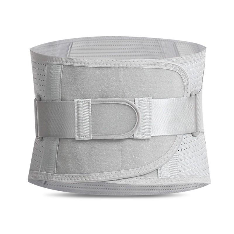 

Waist Protection Summer Breathable Support Compression Disc Lumbar Belt Men Women Abdominal grey