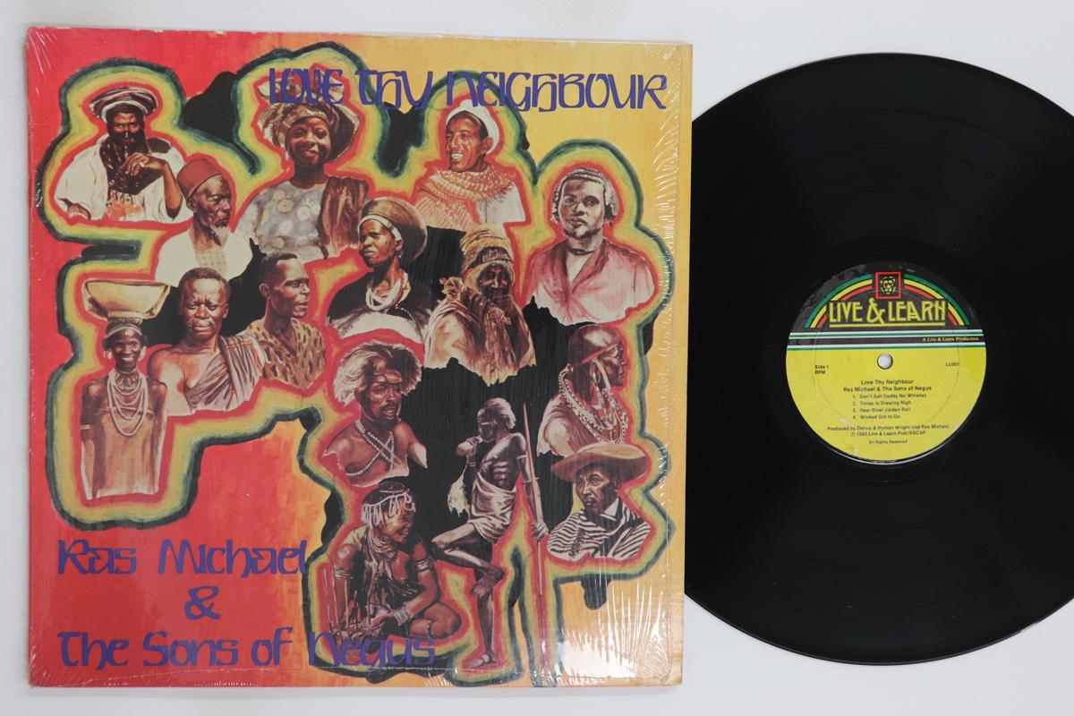 

LP Record RAS MICHAEL THE SONS OF NEGUS Love Thy Neighbour LL001 LIVE LEARN 1983 US Reggae Ska Dub Used