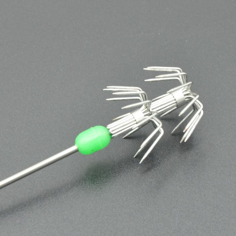 Flashing Squid Fishing Baits Luminous Head Squid Hook Fishings Baits