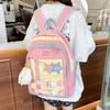 Spacious And Stylish Korean Design Backpack Unisex Casual Waterproof Nylon Bag