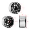 4pieces 1.0 Beadlocks Wheel Rim CNC Aluminum Wheels Hubs Beadlocks Wheel Rim Dont To Glue.