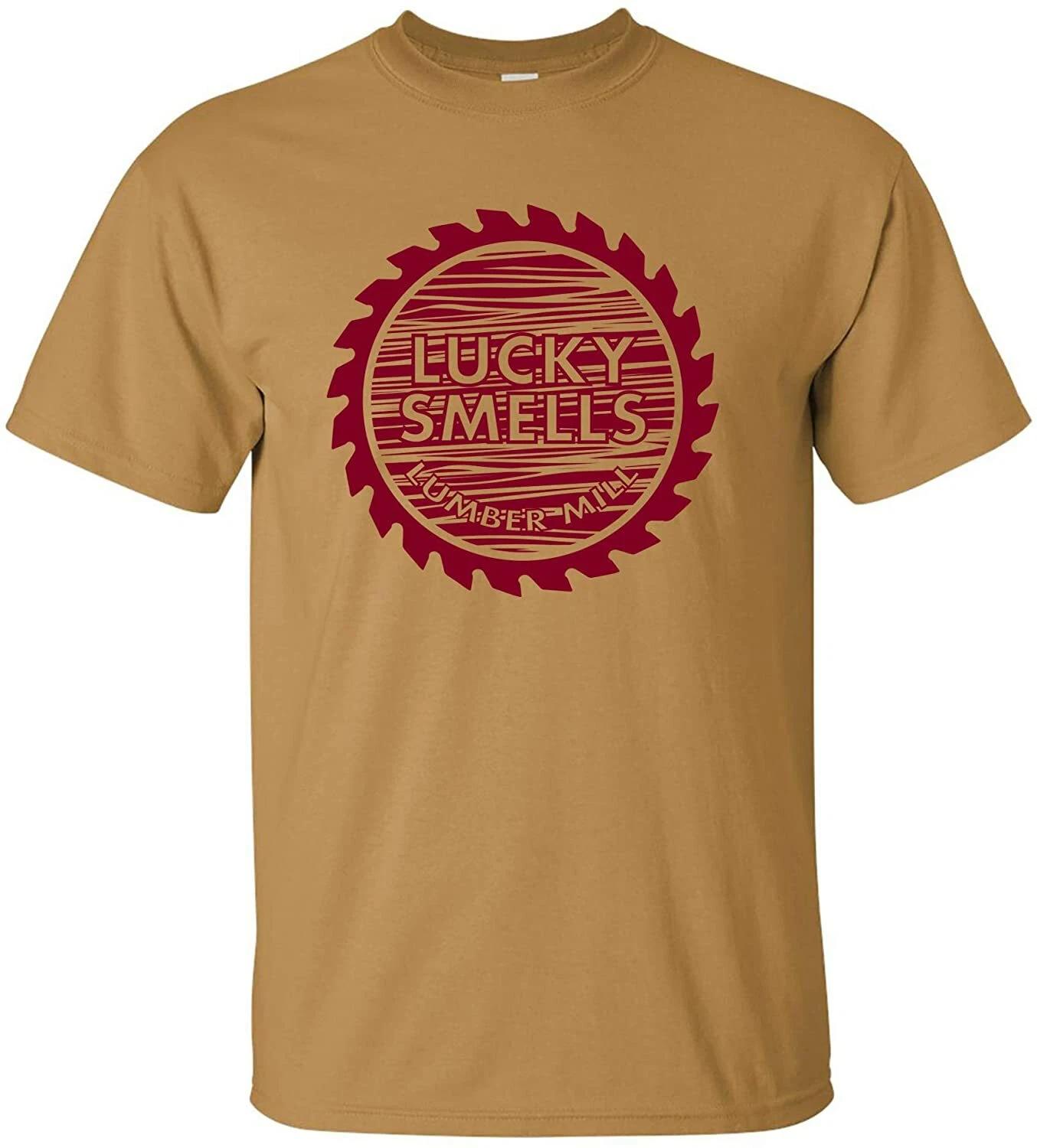 

Lucky Smells - Lumber Saw Mill Book TV Show Miserable T Shirt L